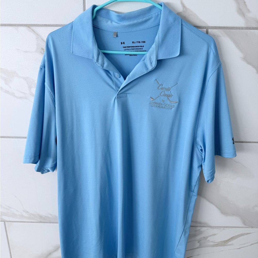 Under Armour Men's Sky Blue Polo Shirt